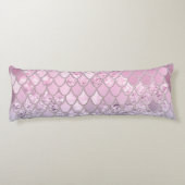 Mermaid Glitzer Scales #2 Seitenschläferkissen (Rückseite)