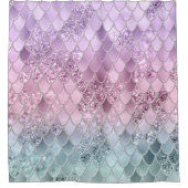 Mermaid Glitzer Scales #2a (Imitate Glitzer) #shin Duschvorhang (Vorderseite)