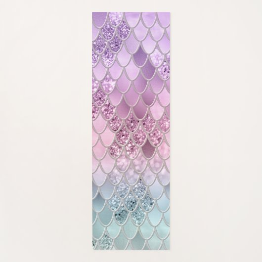 Mermaid Glitzer Scales #2a (Imitate Glitzer) #shin Yogamatte (Vorderseite)