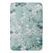 Mermaid Glitzer Scales #3 #shiny Badematte (Vorderseite Vertikal)