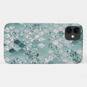 Mermaid Glitzer Scales #3 #shiny Case-Mate iPhone Hülle (Rückseite (Horizontal))