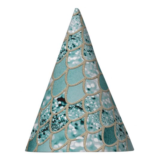 Mermaid Glitzer Scales #3 #shiny Partyhütchen (Rechts)