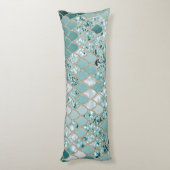 Mermaid Glitzer Scales #3 #shiny Seitenschläferkissen (Rückseite (Vertikal))