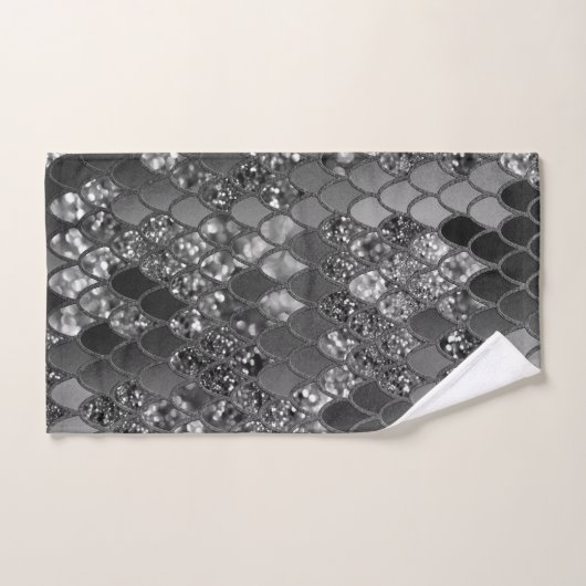 Mermaid Glitzer Scales #7 (Imitats Glitzer) #shiny Badhandtuch Set (Handtuch)