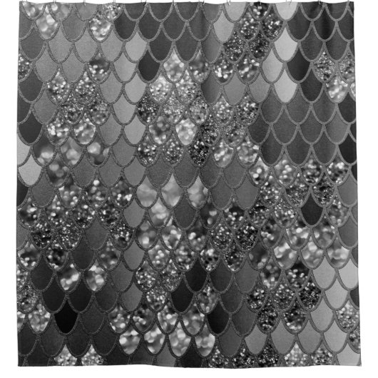 Mermaid Glitzer Scales #7 (Imitats Glitzer) #shiny Duschvorhang (Vorderseite)