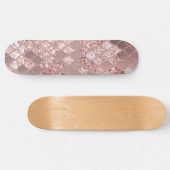 Mermaid Glitzer Scales #8 (Imitate Glitzer) Skateboard (Horizontal)