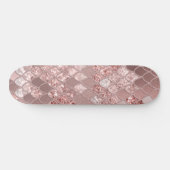 Mermaid Glitzer Scales #8 (Imitate Glitzer) Skateboard (Horizontal)