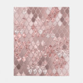 Mermaid Glitzer Scales #8 (Imitats Glitzer) Fleecedecke (Vorderseite)