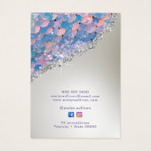 Mermaid Glitzer Sequenzenkette-Display-Karte (Rückseite)