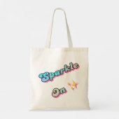 Mermaid Glitzern Sparkle on Tragetasche (Rückseite)