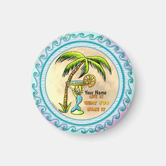 Mermaid Good Life Magnet (Vorne)