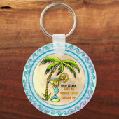 Mermaid Good Life Schlüsselanhänger (Vorderseite)