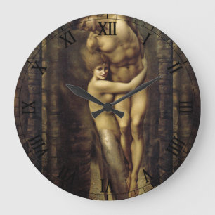 Mermaid Große Wanduhr
