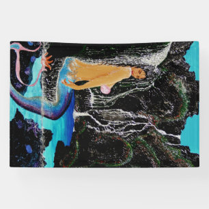 Mermaid Grotto Dusche Banner