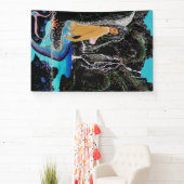Mermaid Grotto Dusche Banner (InSitu)