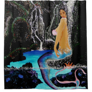Mermaid Grotto Duschvorhang