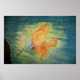 Mermaid Grotto Liebe Poster