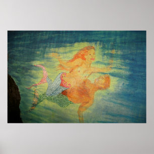 Mermaid Grotto Liebe Poster