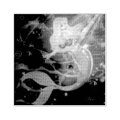 Mermaid Gummistempel (Prägung)