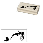 Mermaid Gummistempel (Stempel)