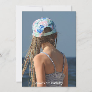 Mermaid Hair Dont Care, fügen Sie Ihr eigenes Foto Feiertagskarte