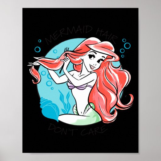 Mermaid Hair Dont Care Poster (Vorne)