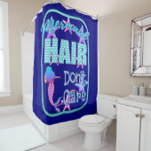 Mermaid Hair kümmert sich nicht Duschvorhang (Beispiel)
