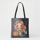 Mermaid Halloween Candy Trick oder Treat Tasche (Vorderseite)