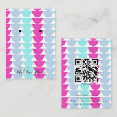 Mermaid Handmade Artisan Earring Display Cards Telefonnummerkarte (Vorne/Hinten)