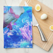 Mermaid Handtuch (Viertel Falte)