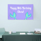 Mermaid Happy Birthday Banner (Messeveranstaltung)