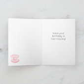 Mermaid Happy Birthday Card Karte (Innenseite)
