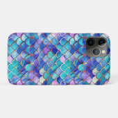 Mermaid Hartglas Case-Mate iPhone Hülle (Rückseite (Horizontal))