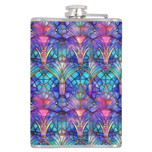 Mermaid Hartglas Flachmann (Rückseite)