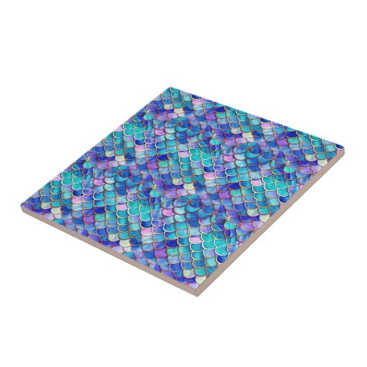 Mermaid Hartglas Fliese (Seite)