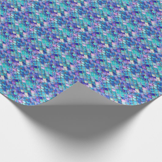 Mermaid Hartglas Geschenkpapier (Ecke)