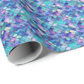 Mermaid Hartglas Geschenkpapier (Rolleneckpunkt)