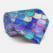 Mermaid Hartglas Krawatte (Gerollt)