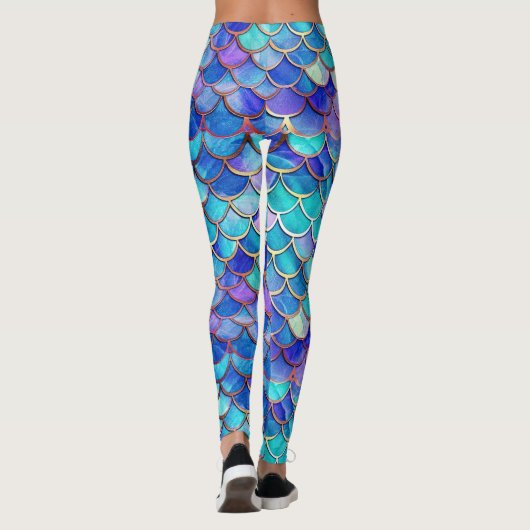 Mermaid Hartglas Leggings (Rückseite)