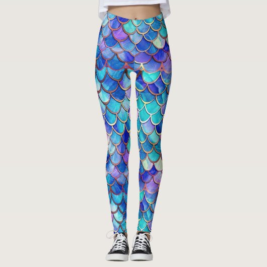 Mermaid Hartglas Leggings (Vorderseite)