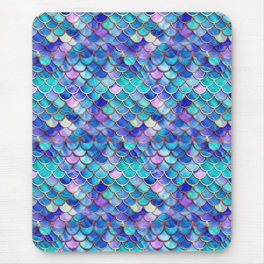 Mermaid Hartglas Mousepad (Vorne)