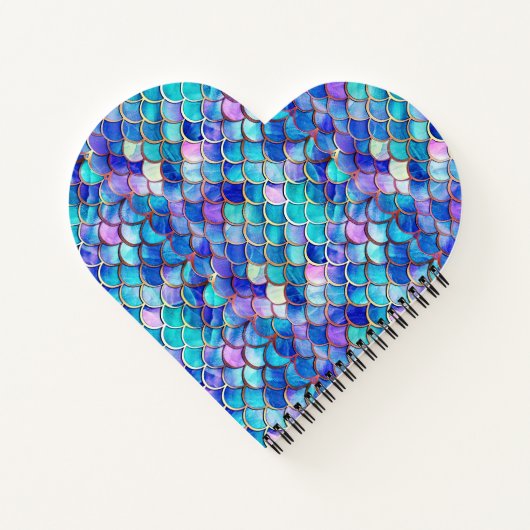 Mermaid Hartglas Notizblock (Rückseite)