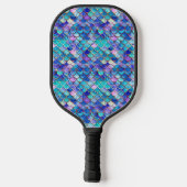 Mermaid Hartglas Pickleball Schläger (Rückseite)