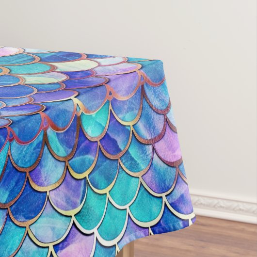 Mermaid Hartglas Tischdecke (Beispiel)