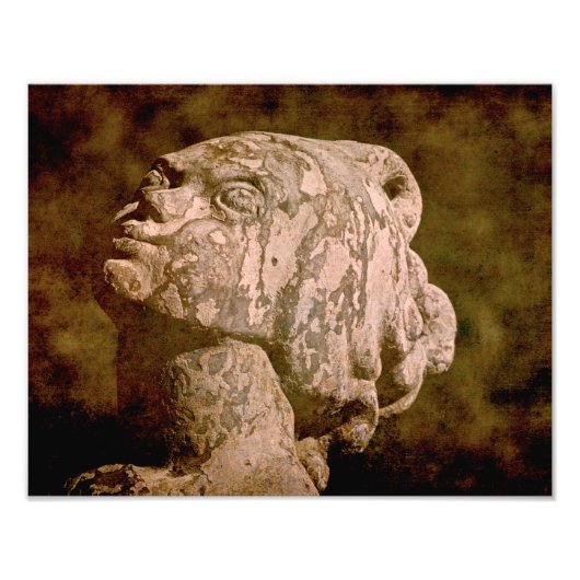 Mermaid Headshot Fotodruck (Vorne)