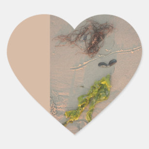 Mermaid Herz-Aufkleber