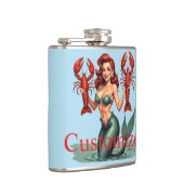 Mermaid Holding Lobsters Thunder_Cove Flachmann (Rechts)