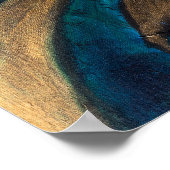 Mermaid Holding sich selbst tendierend Poster (Ecke)