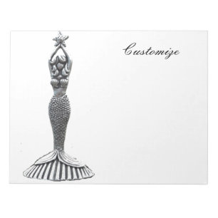 Mermaid Holding Star Thunder_Cove Notizblock