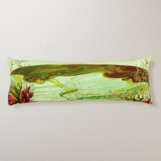 "Mermaid Holiday" Seitenschläferkissen (Rückseite)